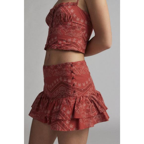 Urban Outfitters Kimchi Blue Eloise Mini Skirt Size L NWOT - Picture 4 of 6